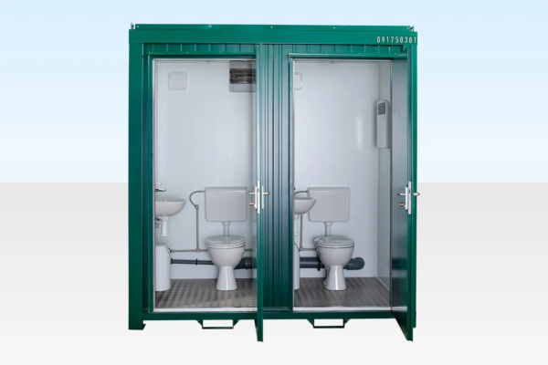 1+1 Double Mains Toilet 8Ft x 5Ft (Green) - Image 3