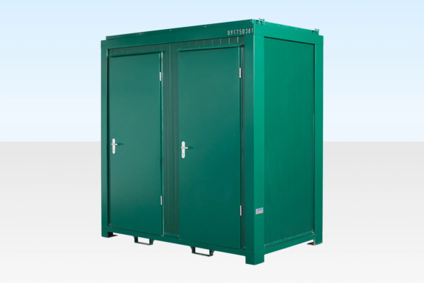 1+1 Double Mains Toilet 8Ft x 5Ft (Green)