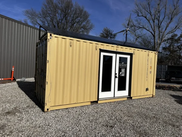 20 ft Shipping Container Office Solar Off Grid - Image 3