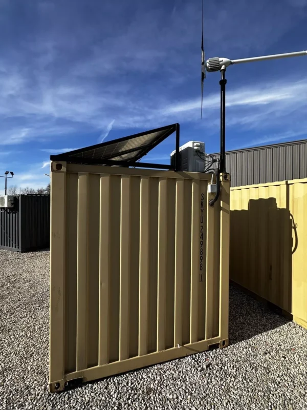 20 ft Shipping Container Office Solar Off Grid - Image 2