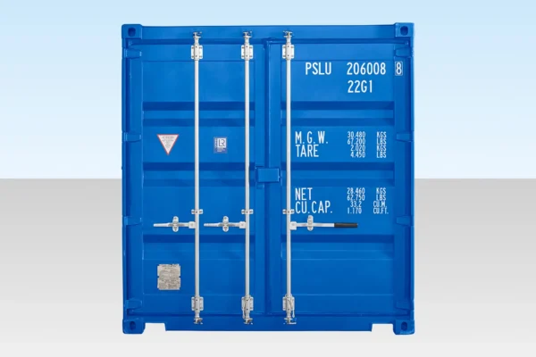 20Ft Shipping Container (One Trip) – Blue - Image 2