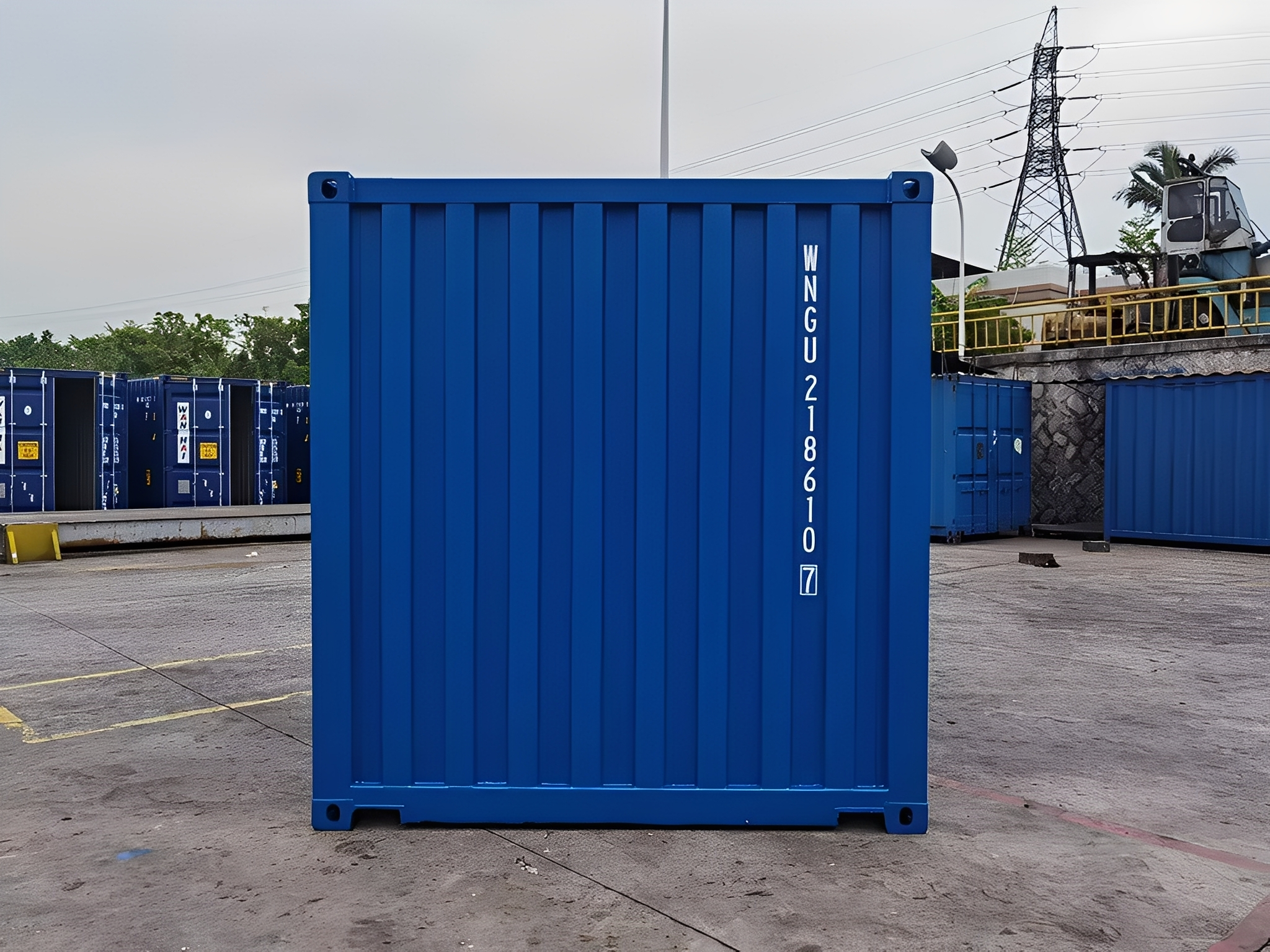 20Ft Shipping Container (One Trip) – Blue - Image 6
