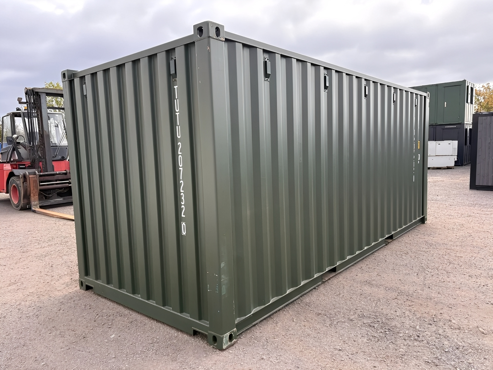 20Ft Shipping Container (One Trip) – Dark Green - Image 7