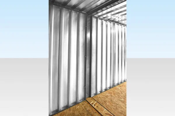 6M X 2.1M End Linked Flat Packed Container Bundle (Galvanized) - Image 3