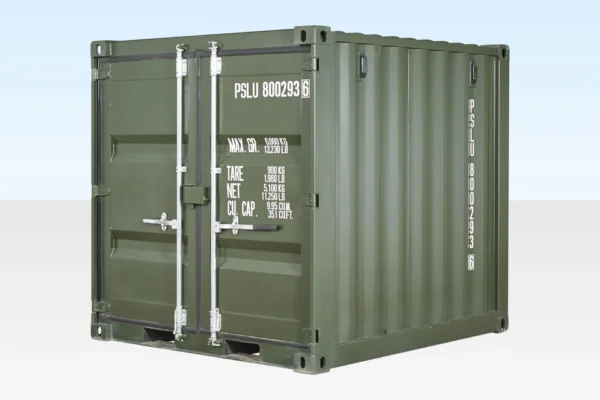 8Ft One Trip Shipping Container (Green)