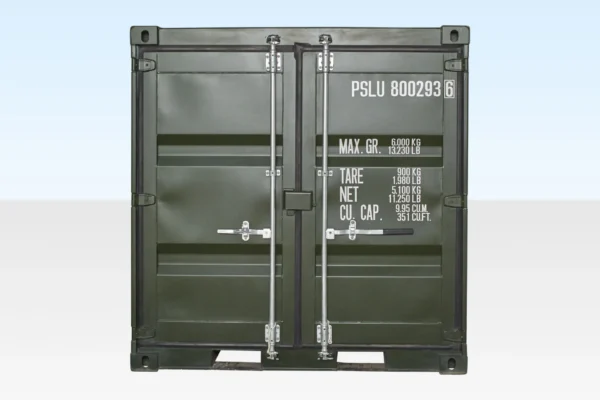 8Ft One Trip Shipping Container (Green) - Image 3