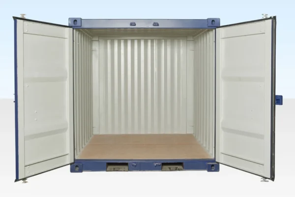 8Ft Shipping Container One Trip (Blue) - Image 2