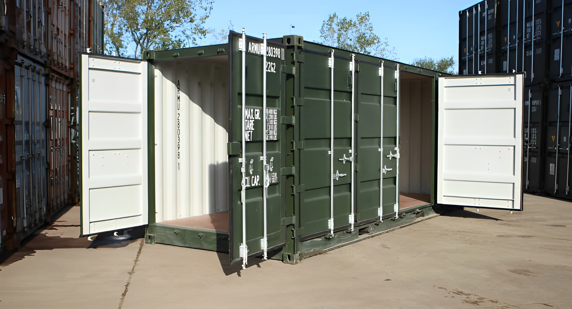 Used 20Ft Open Side / Full Side Access Container - Image 2