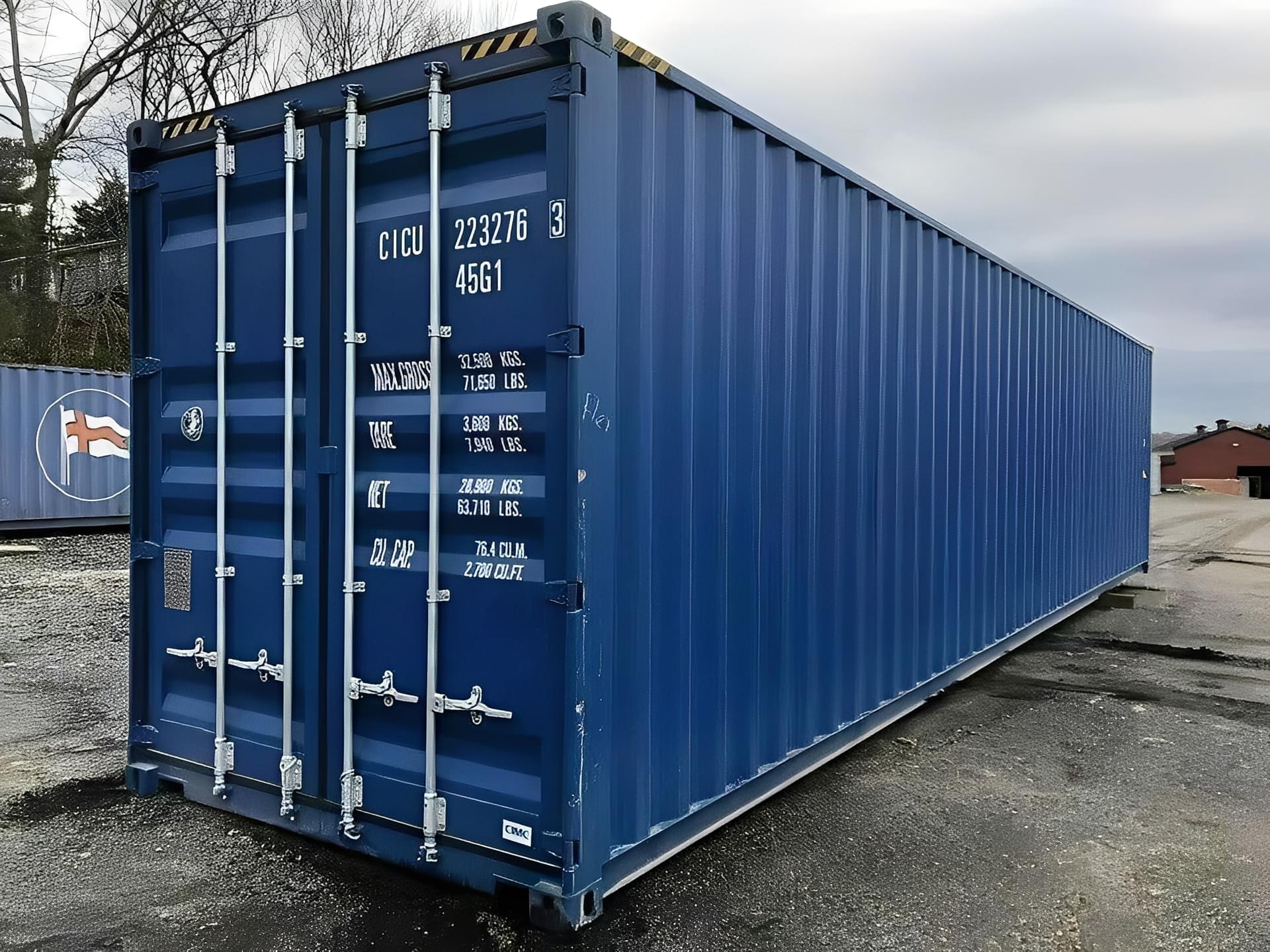 40Ft High Cube Container – One Trip (9Ft 6″ High)