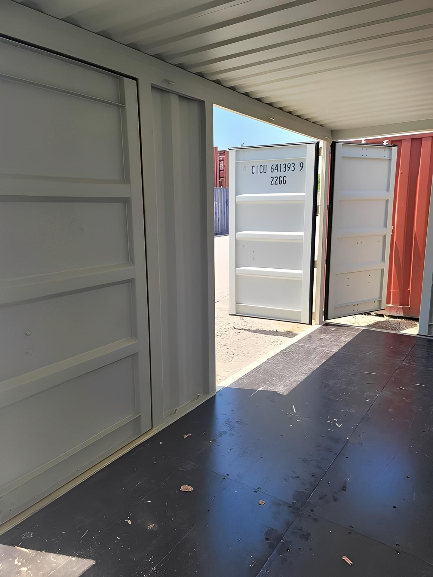 20ft Open Side Shipping Container – Two Side Doors - Image 4